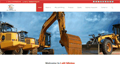 Desktop Screenshot of lalitmining.com