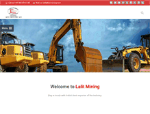 Tablet Screenshot of lalitmining.com